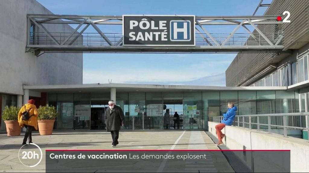 Centre de vaccination de Carpentras : Passage au JT de France 2 et sur France Bleu