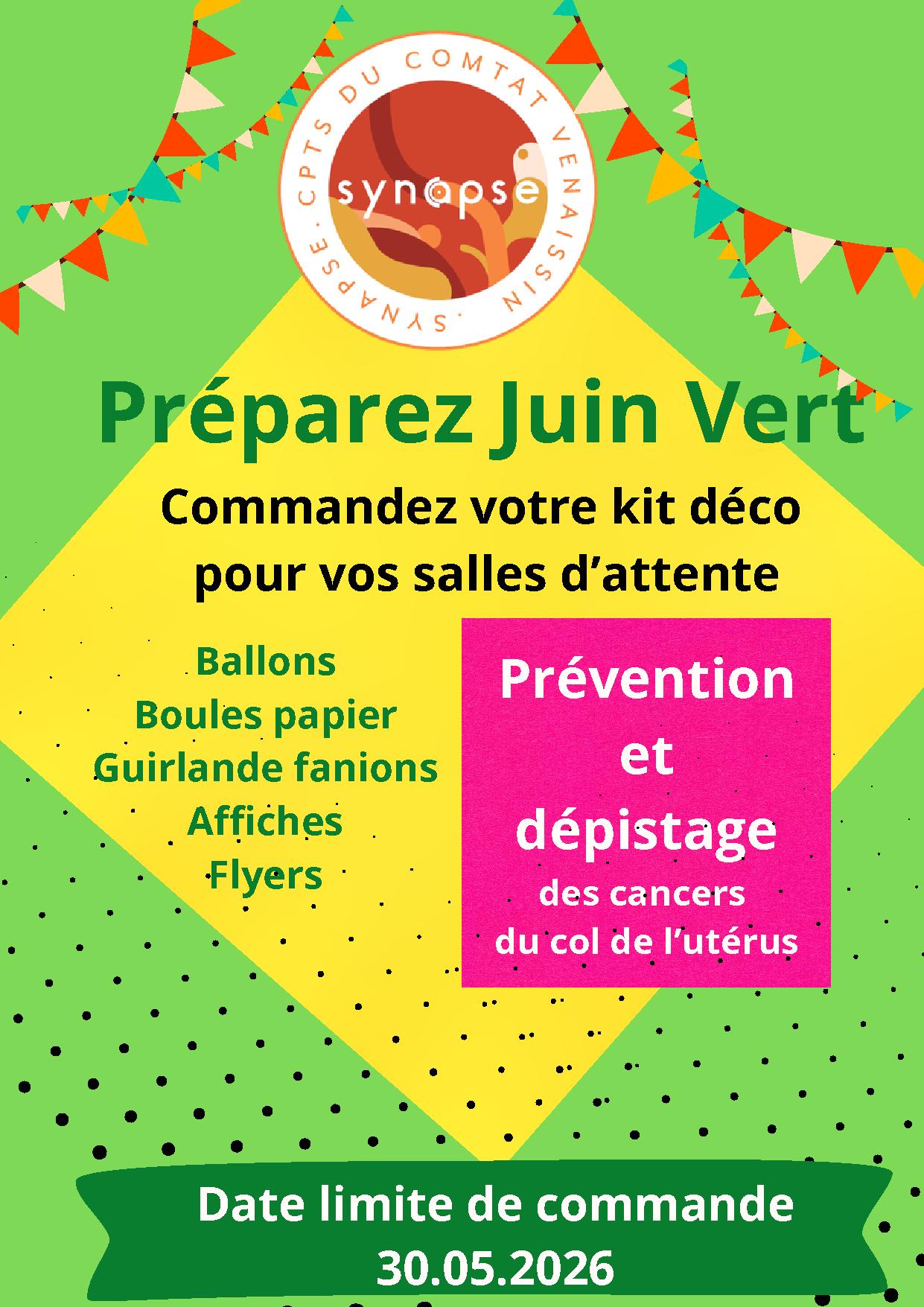 Préparez Juin Vert 2026