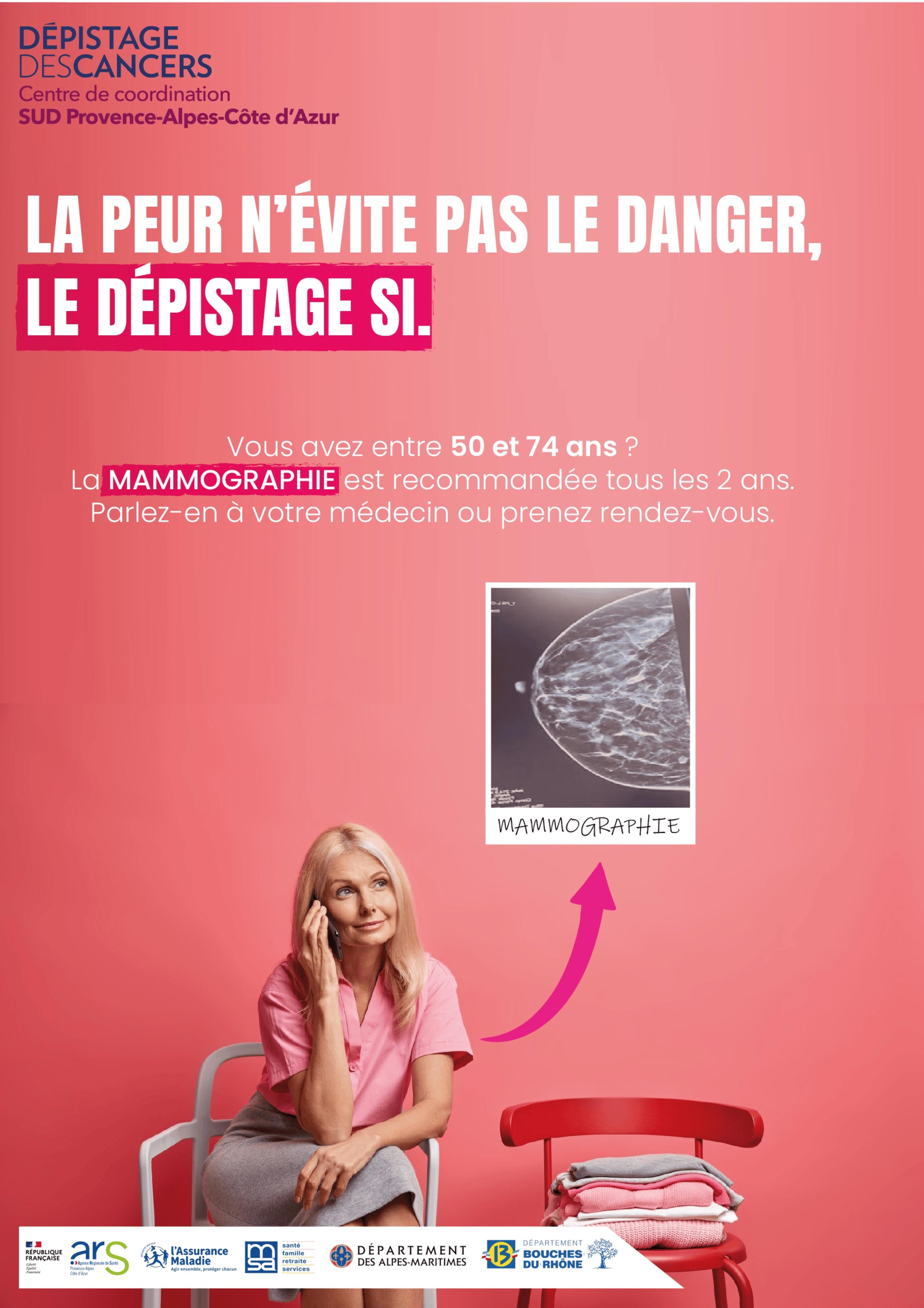 Octobre rose 2026-la peur n'évite pas le danger 2